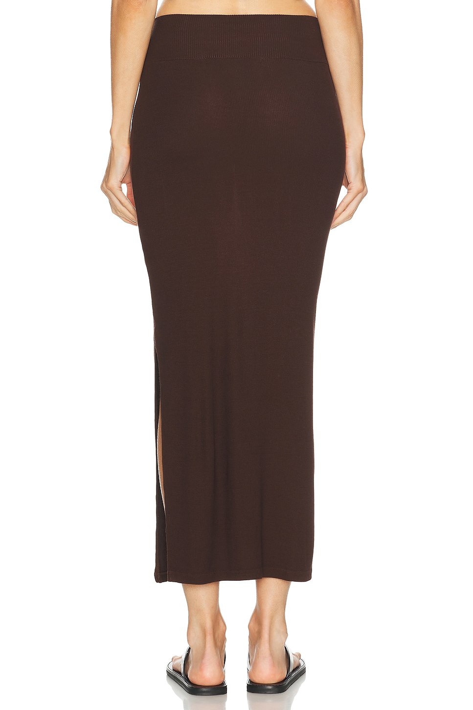 Enza Costa Silk Rib Essential Skirt thumbnail