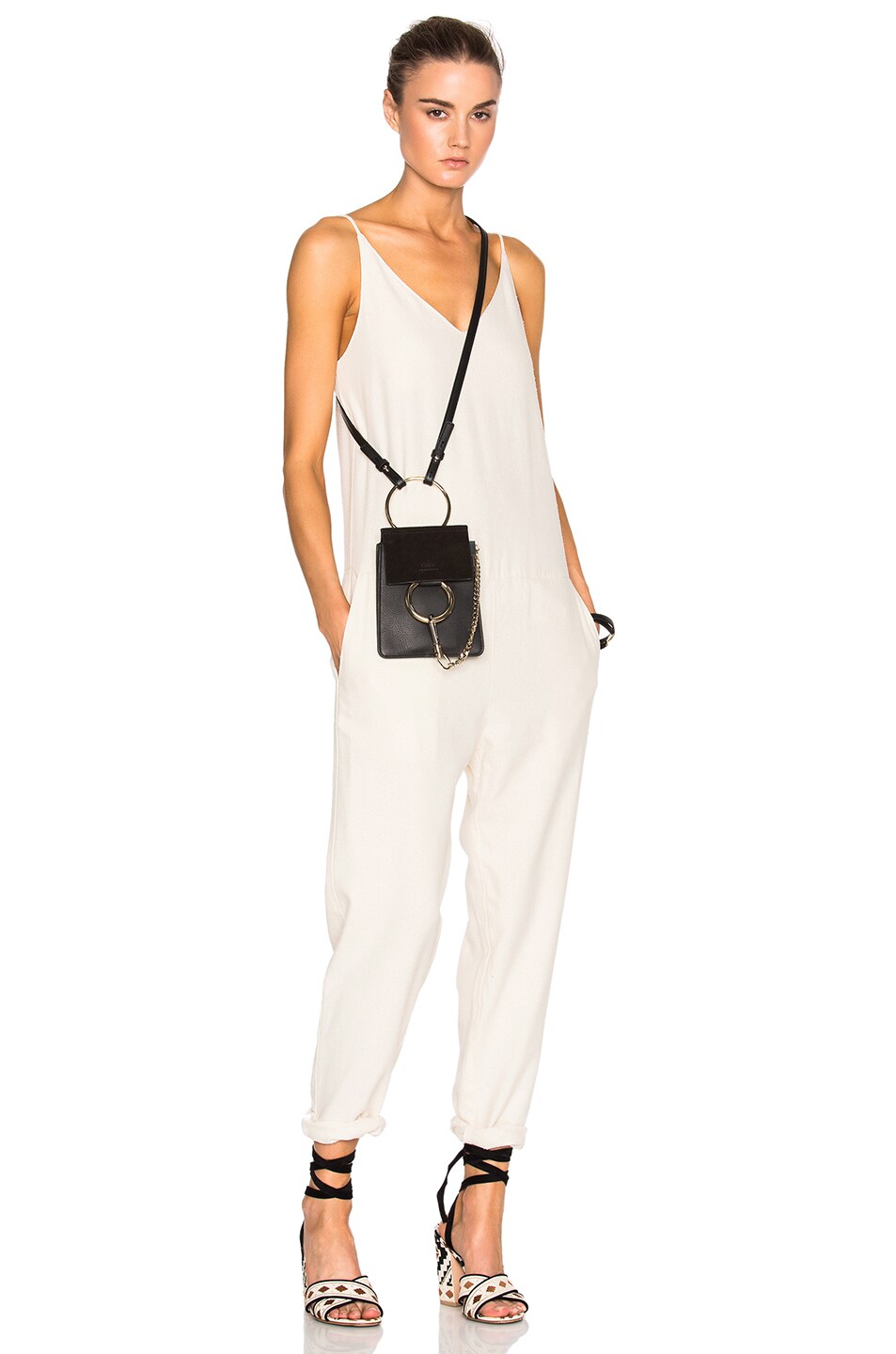 Image 1 of Enza Costa Strappy Jumpsuit in Birch