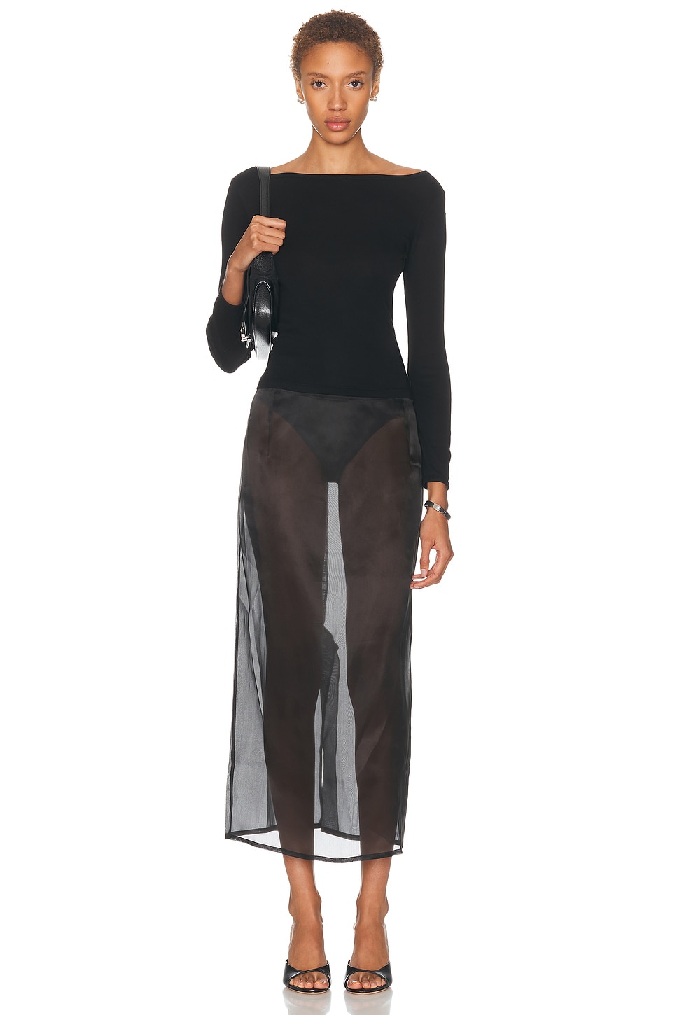 Fine Supima Cotton Long Sleeve Boatneck
