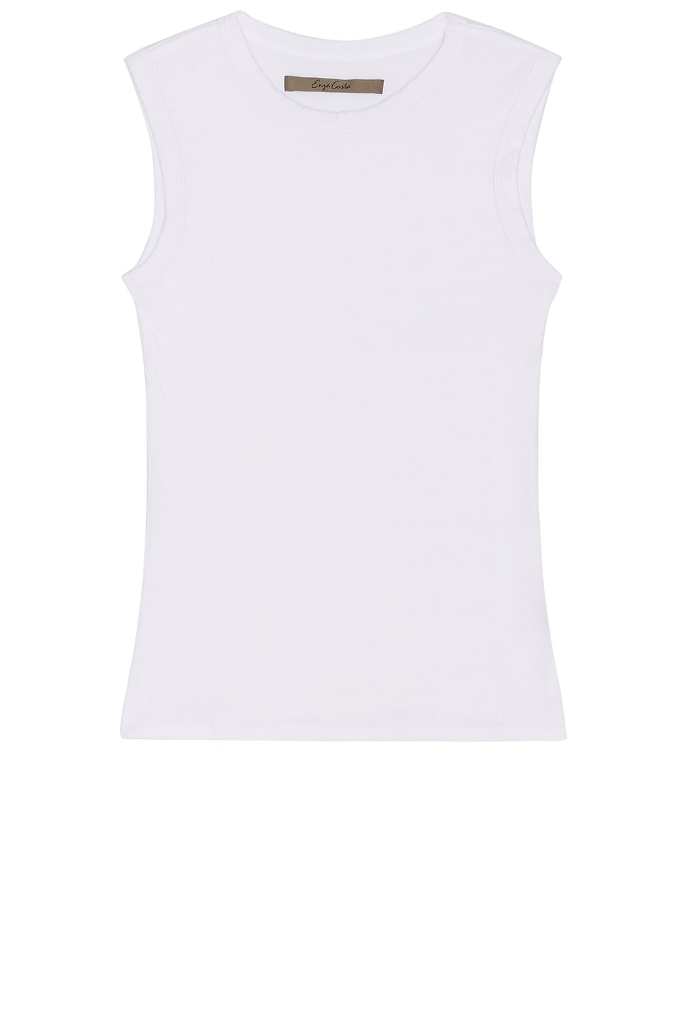 Stretch Silk Knit Sleeveless Tank