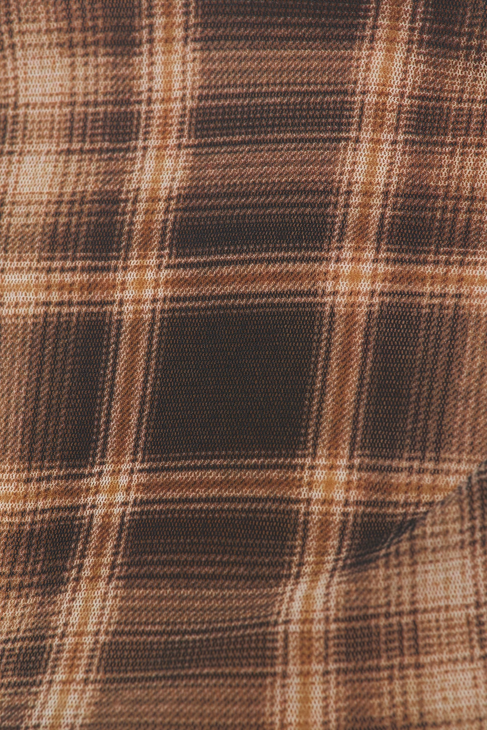 Enza Costa Plaid Mesh Sleeveless Twist Top