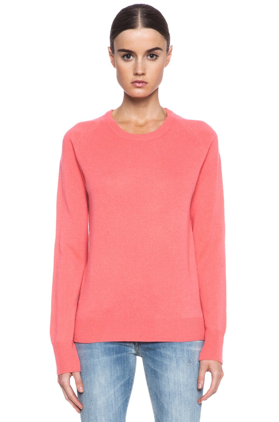 Image 1 of Equipment Sloane Cashmere Crew in Coral
