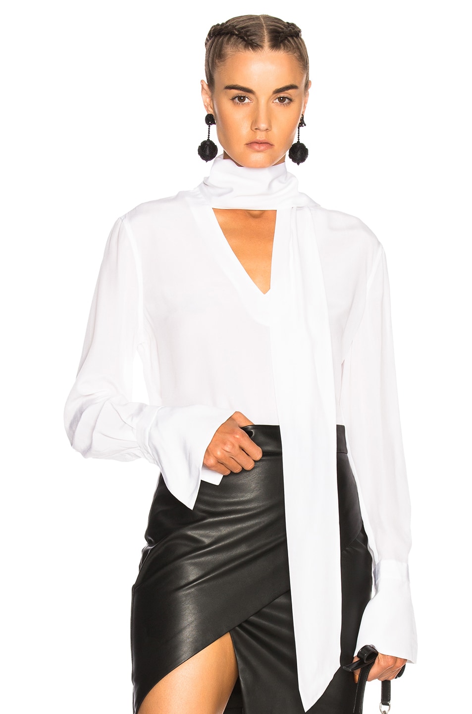 Image 1 of Equipment Jacqueleen Blouse in Bright White