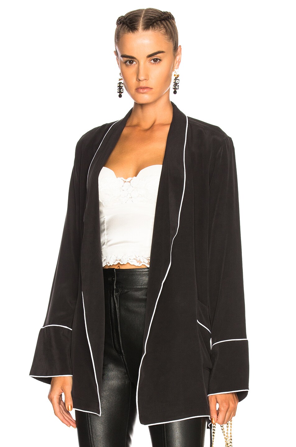 Image 1 of Equipment Theron Robe in True Black