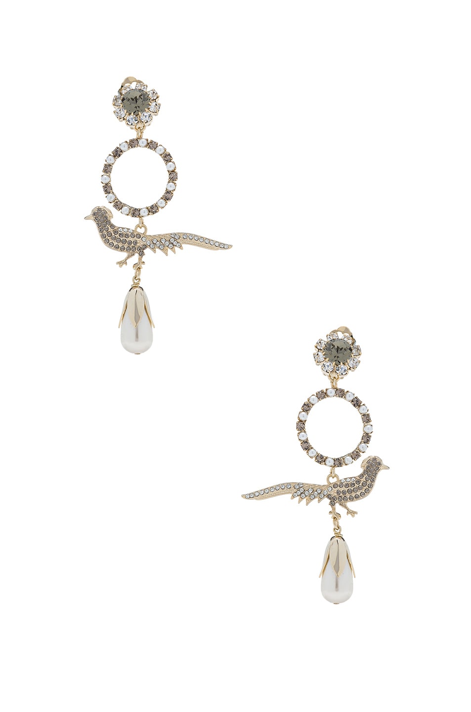 Image 1 of Erdem Earrings in Bird