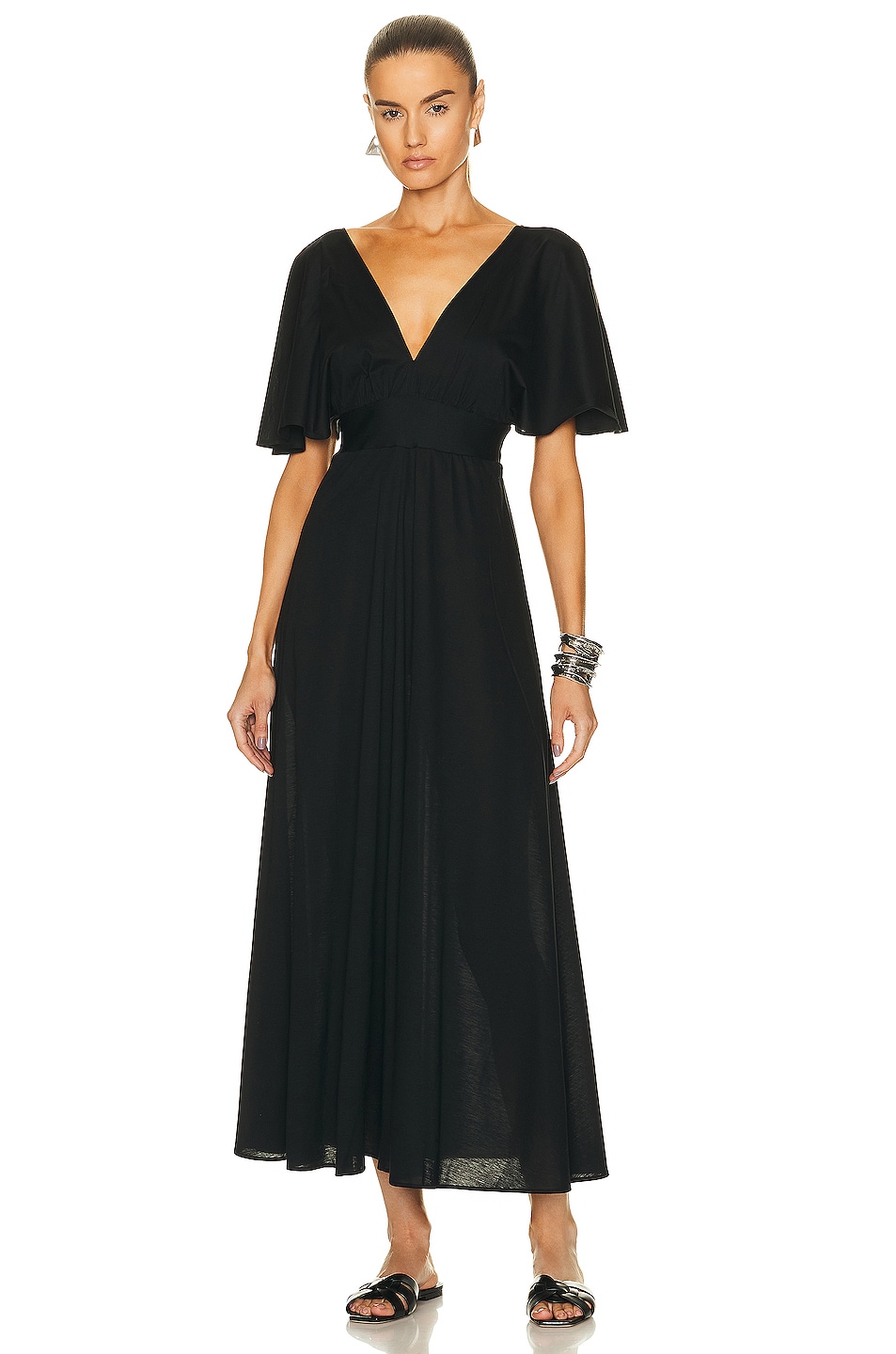 Image 1 of ERES Aurore Long Dress in Noir