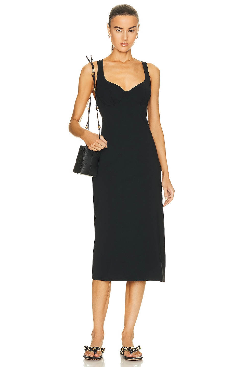 ERES Deva Dress in Noir | FWRD