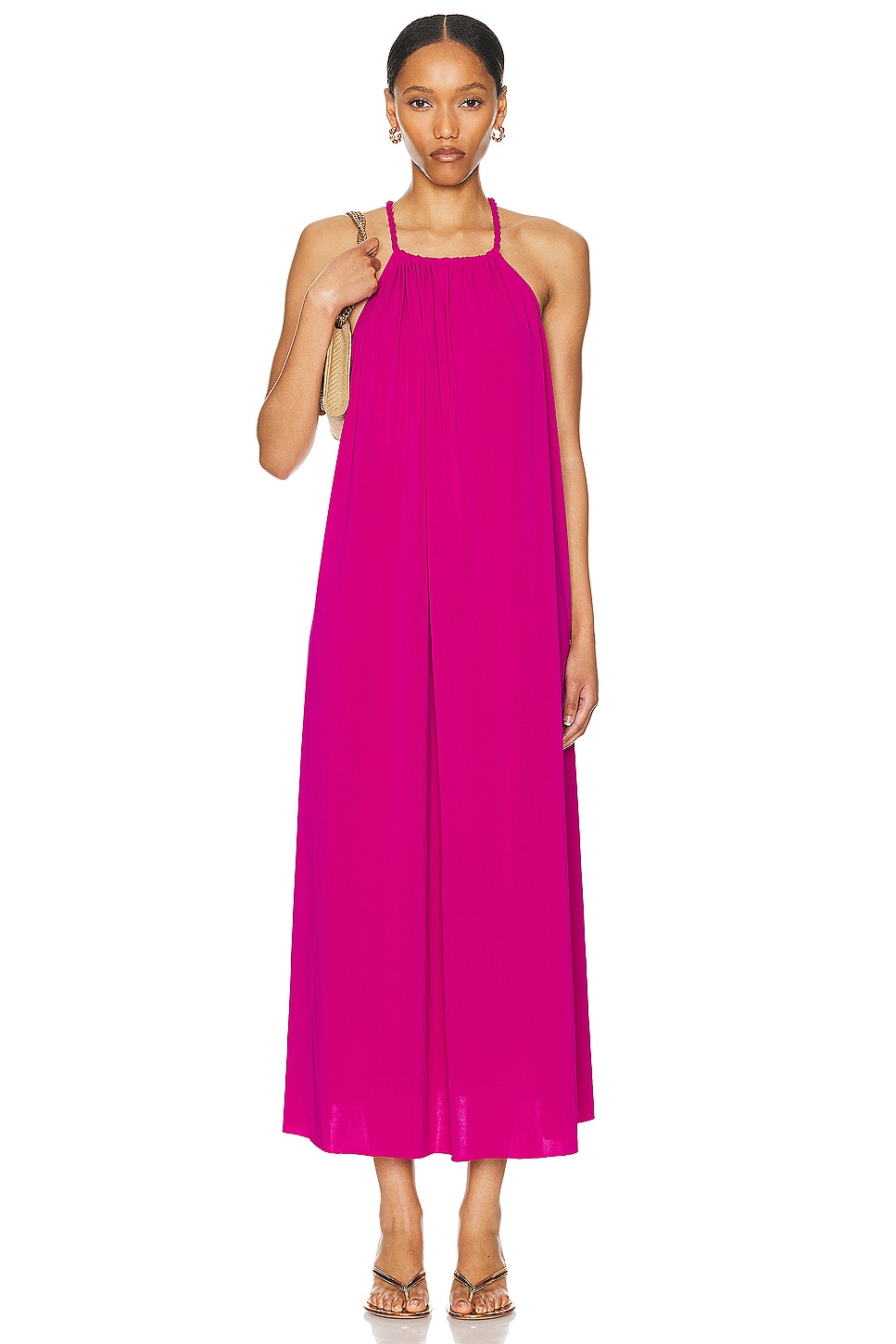 Image 1 of ERES Twist Sheila Dress in Sunset 23h
