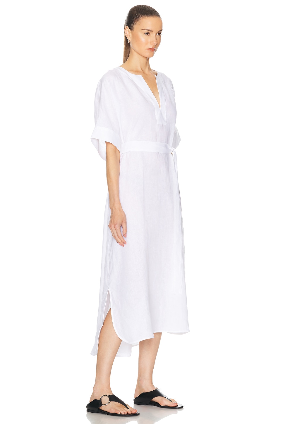 Shop Eres L'intemporel Bibi Dress In Blanc