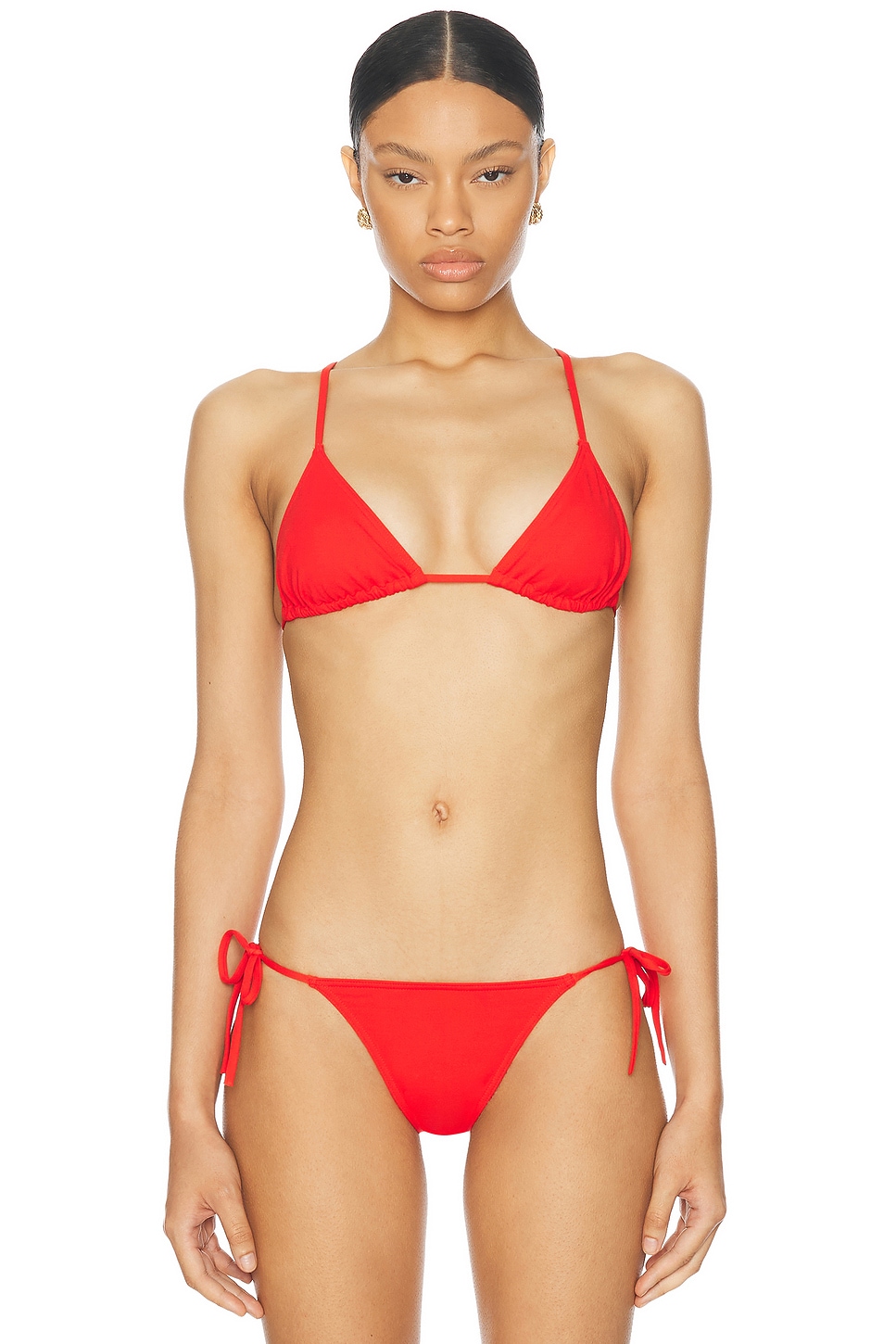 Shop Eres Mouna Duni Swim Top In Bright Red