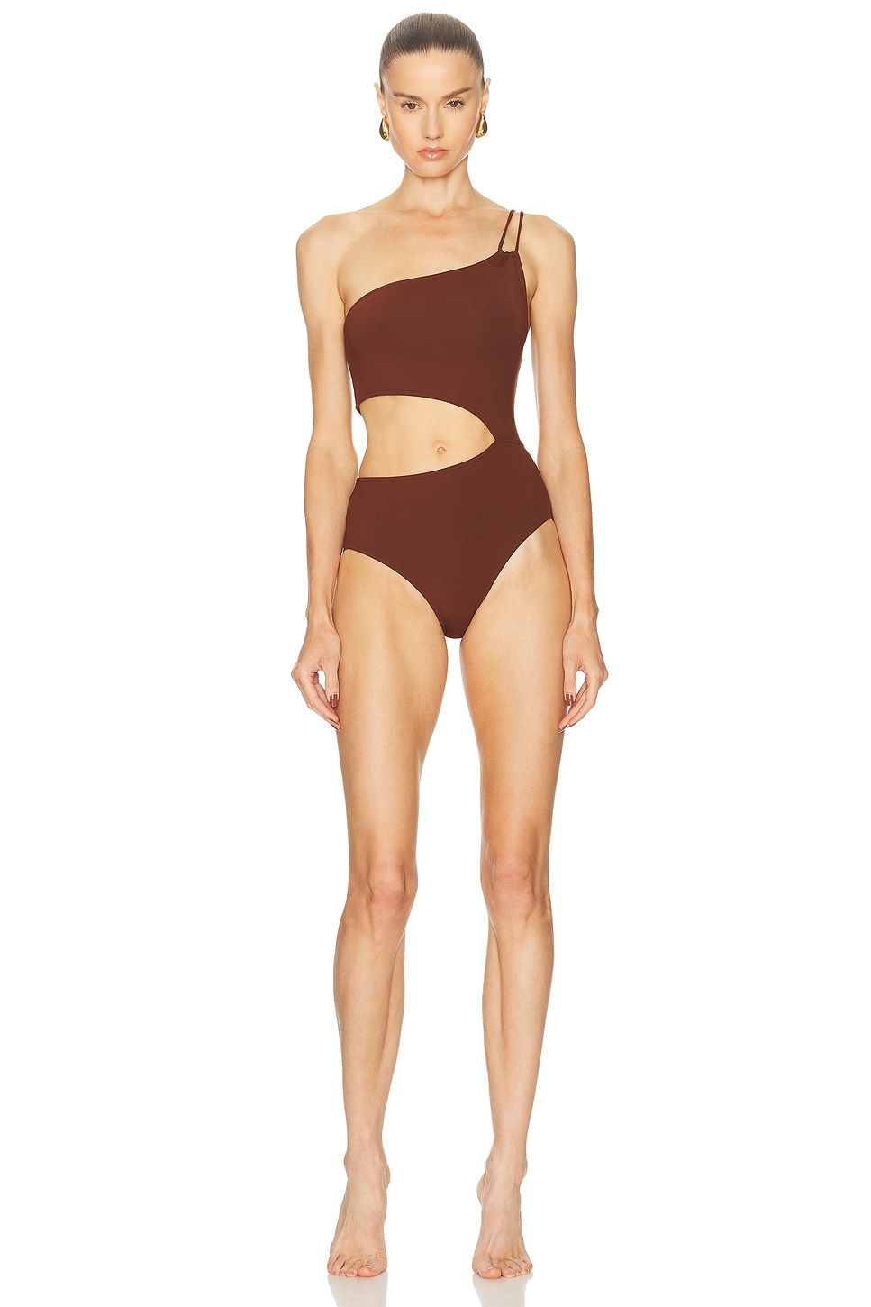 Image 1 of ERES Ecume One Piece Swimsuit in Tortue