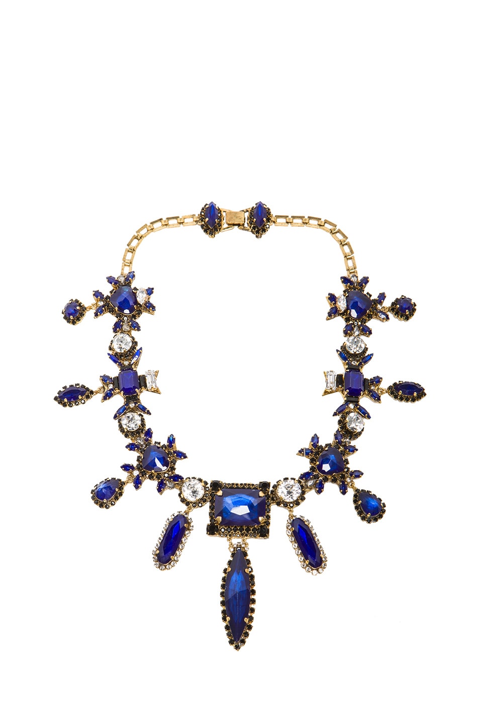 Image 1 of Erickson Beamon Queen Bee Necklace in Blue