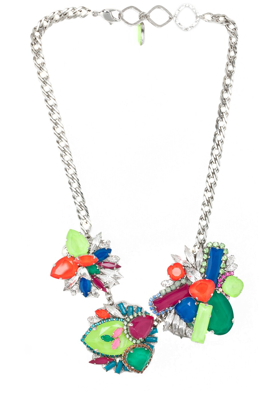 Image 1 of Erickson Beamon Color Me Crazy Necklace in Multi