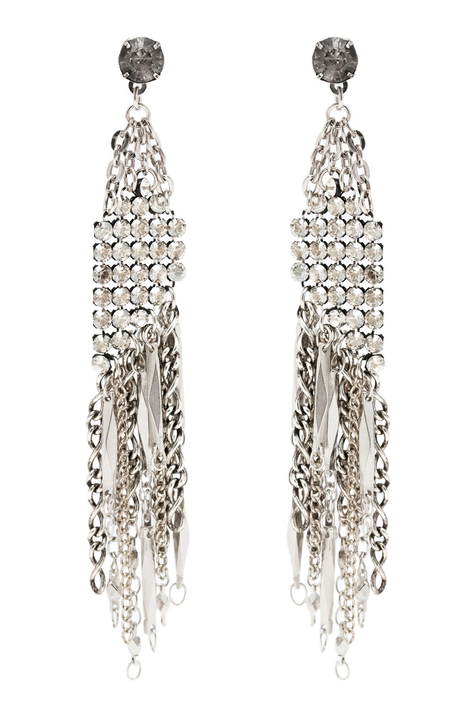 Erickson Beamon Mists Of Avalon Drop Earring in Silver | FWRD