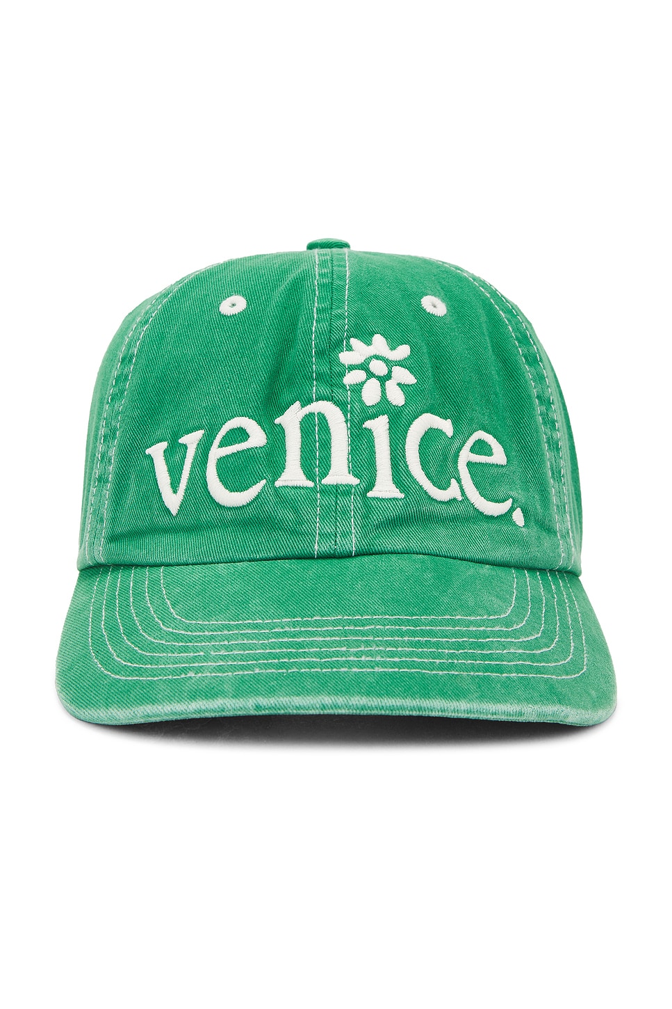 Shop Erl Unisex Venice Cap Woven In Green