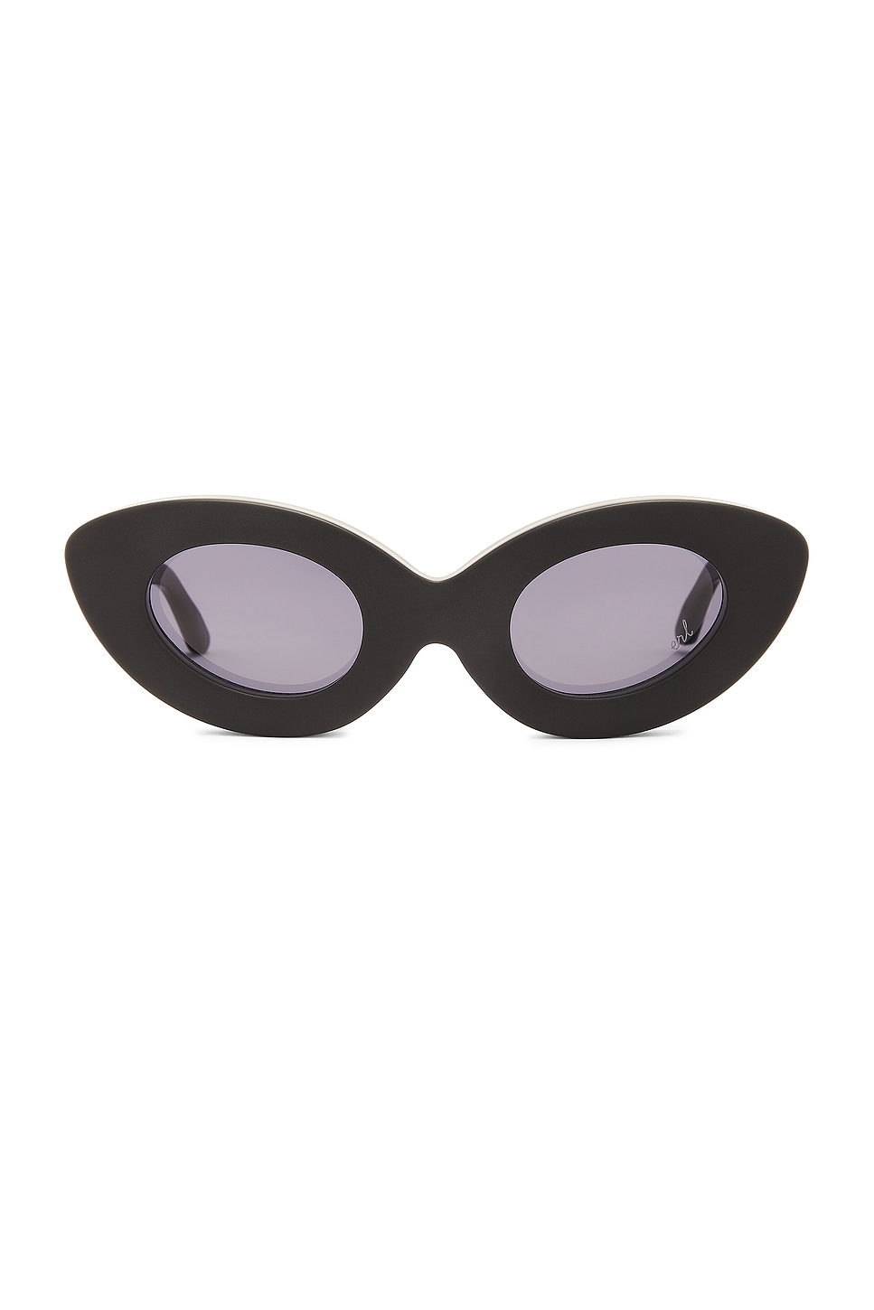 Shop Erl Barbie Sunglasses Plastic In Black