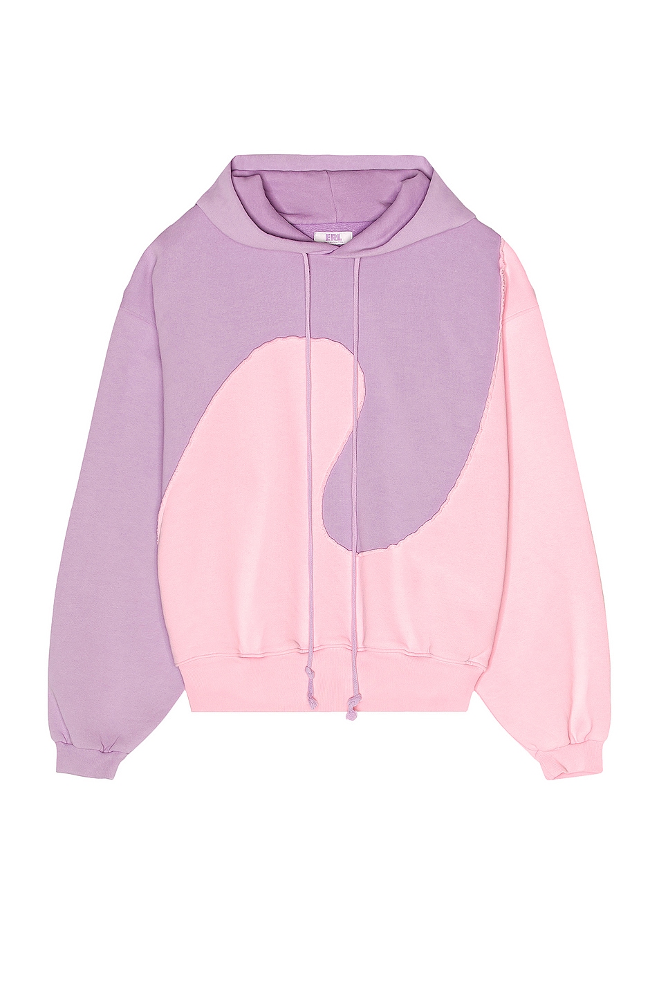 Image 1 of ERL Wave Hoodie in Purple & Pink