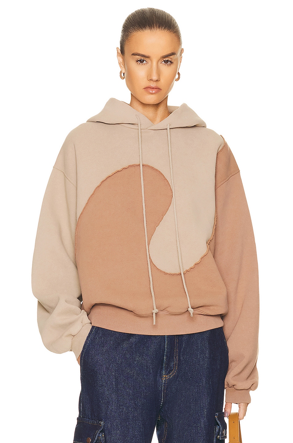 Image 1 of ERL Wave Hoodie in Washed Brown
