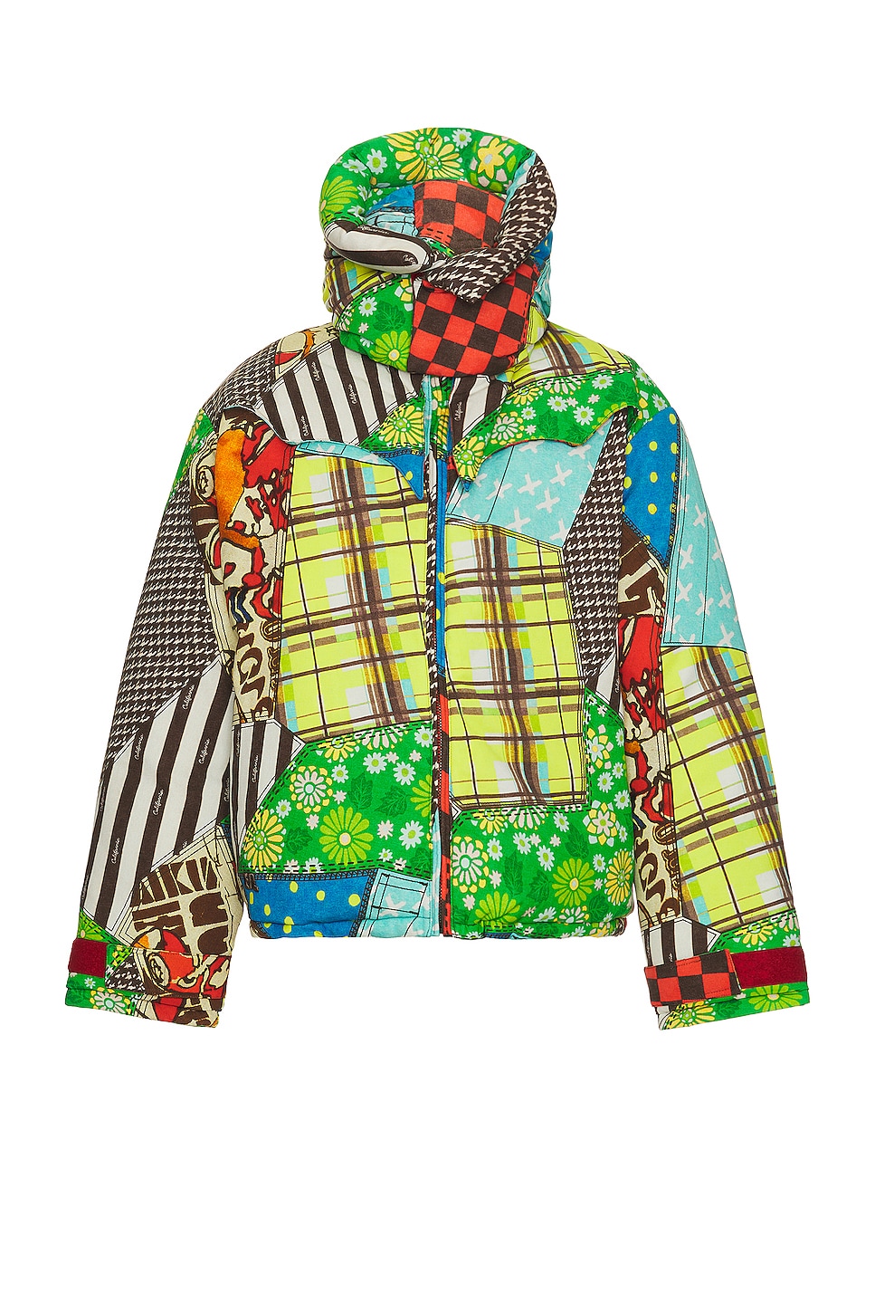 Image 1 of ERL Unisex Cowboy Snowboard Down Coat Woven in MULTI