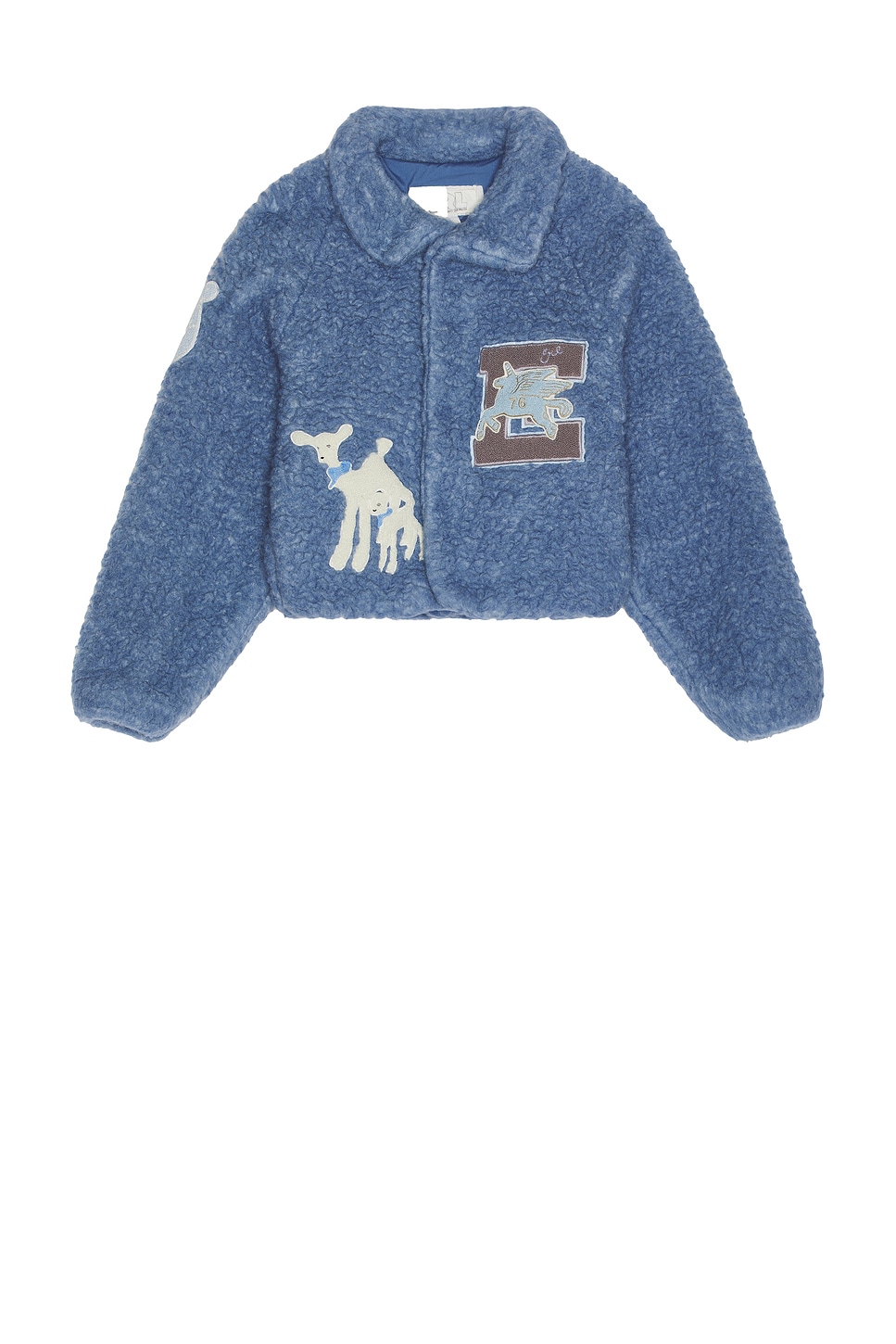 Image 1 of ERL Varsity Jacket Woven in Blue