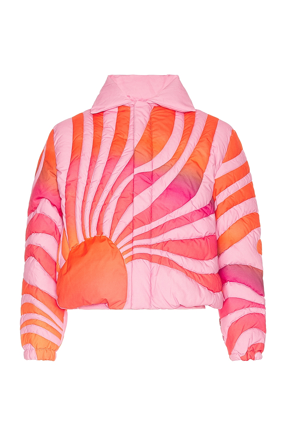 Image 1 of ERL Sunset Puffer Coat in Pink