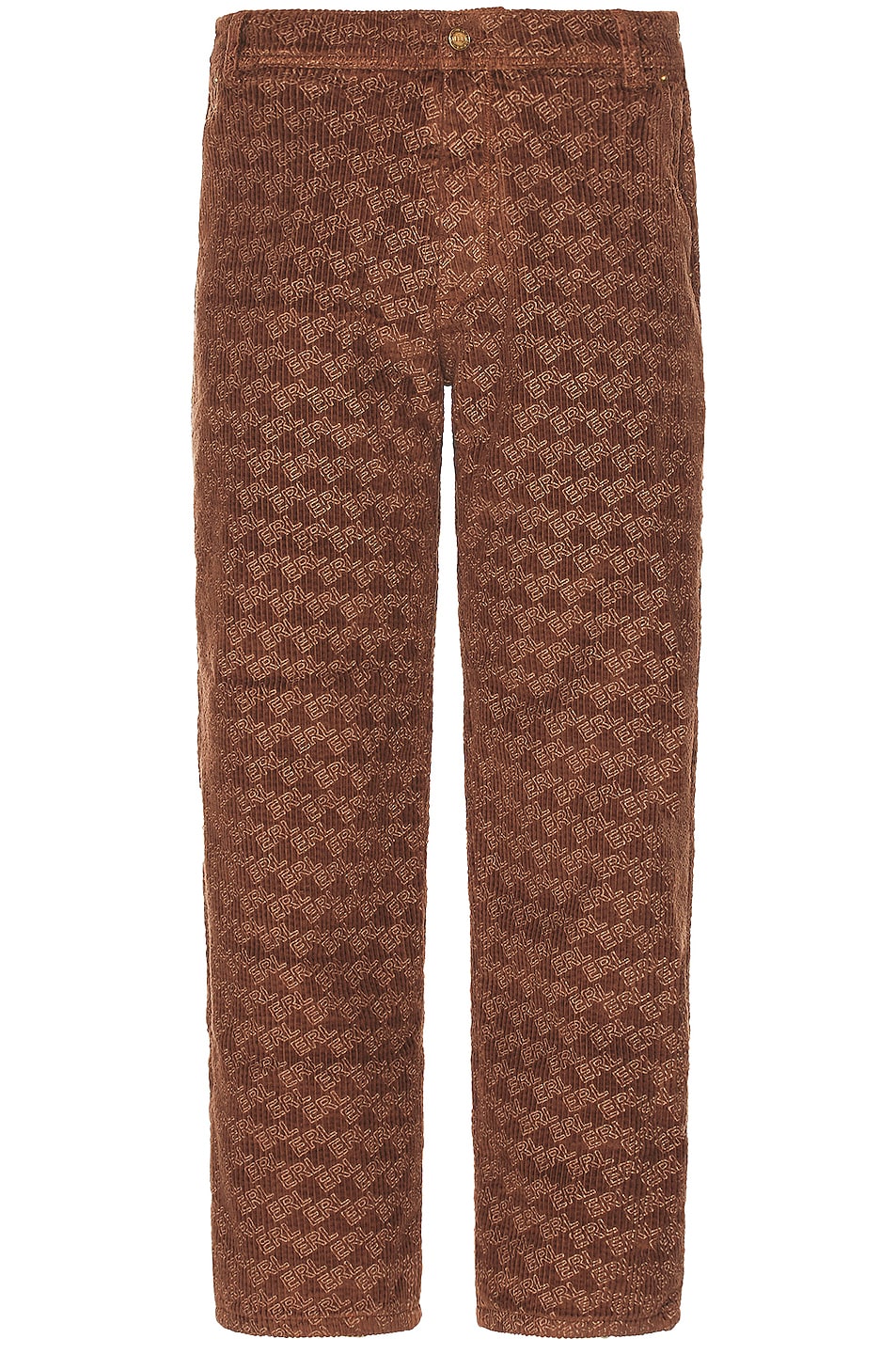 Image 1 of ERL Embossed Pants in Brown