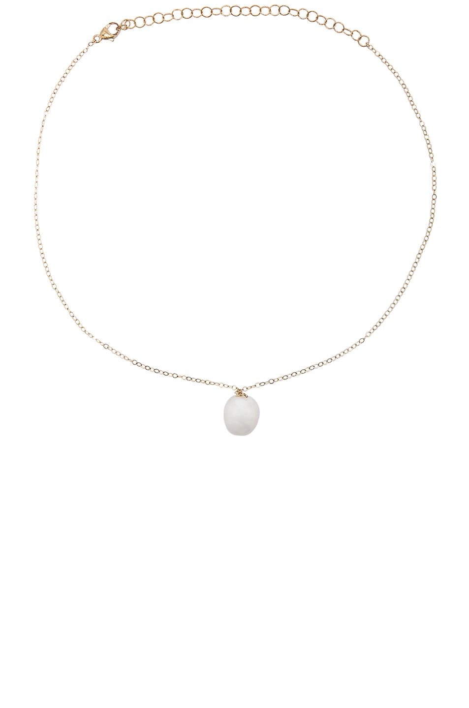 Image 1 of ERTH 14K Gold Pearl Choker Necklace in Gold