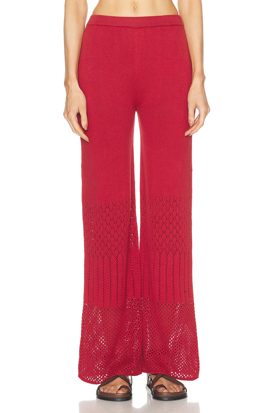 Lia Pant in Red