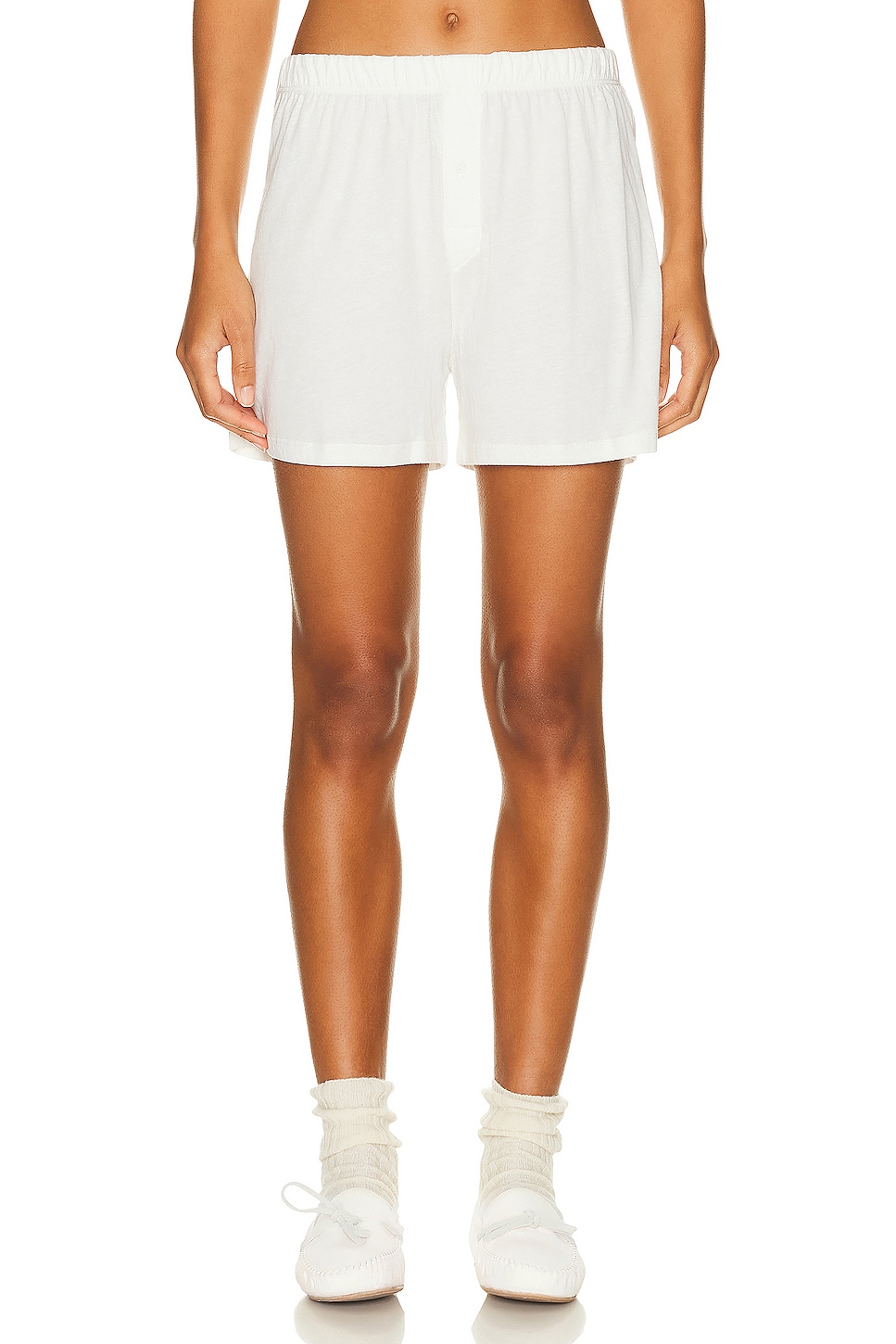 Image 1 of Eterne Lounge Boxer Short in Ivory