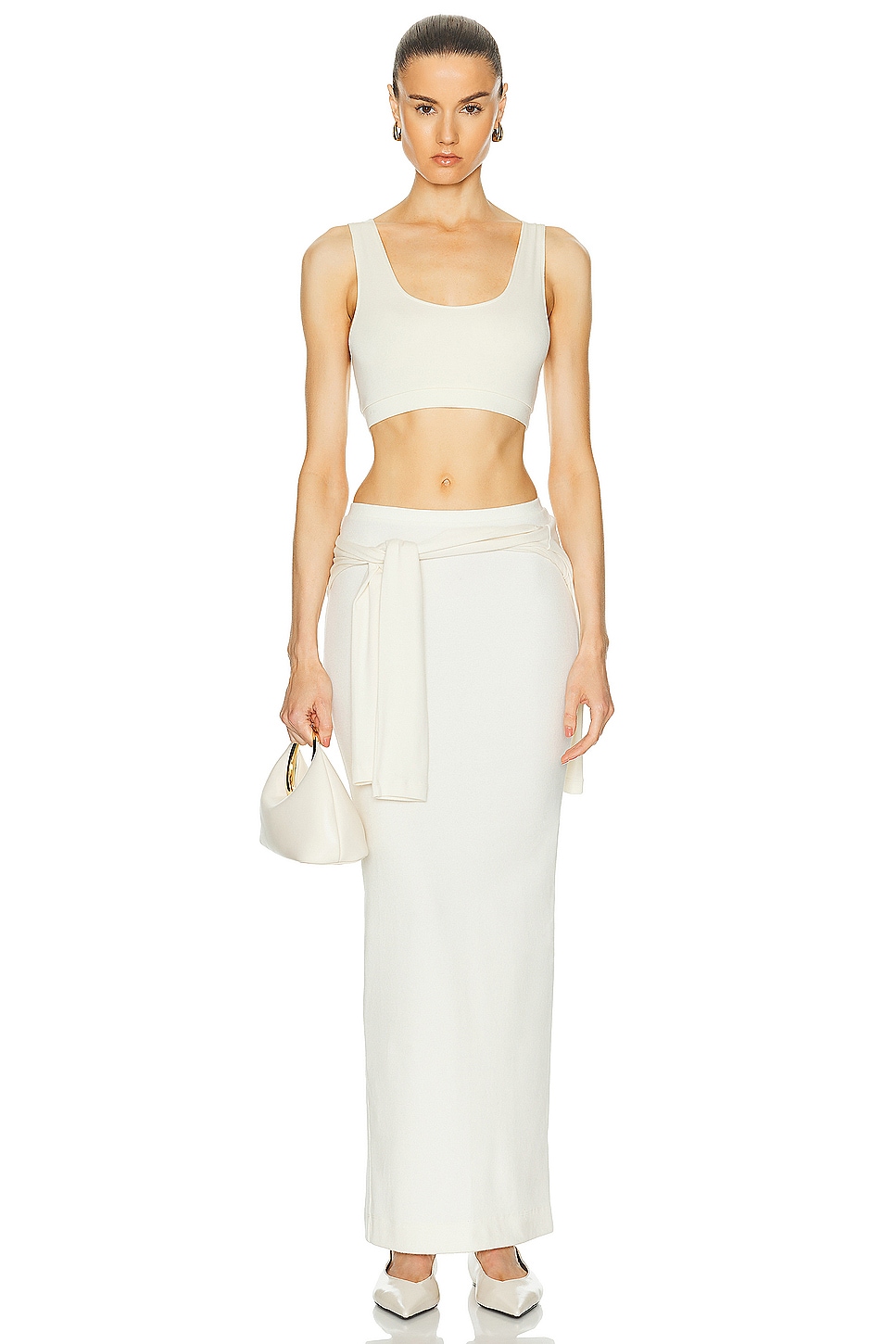 Image 4 of Eterne Sports Bra in Cream