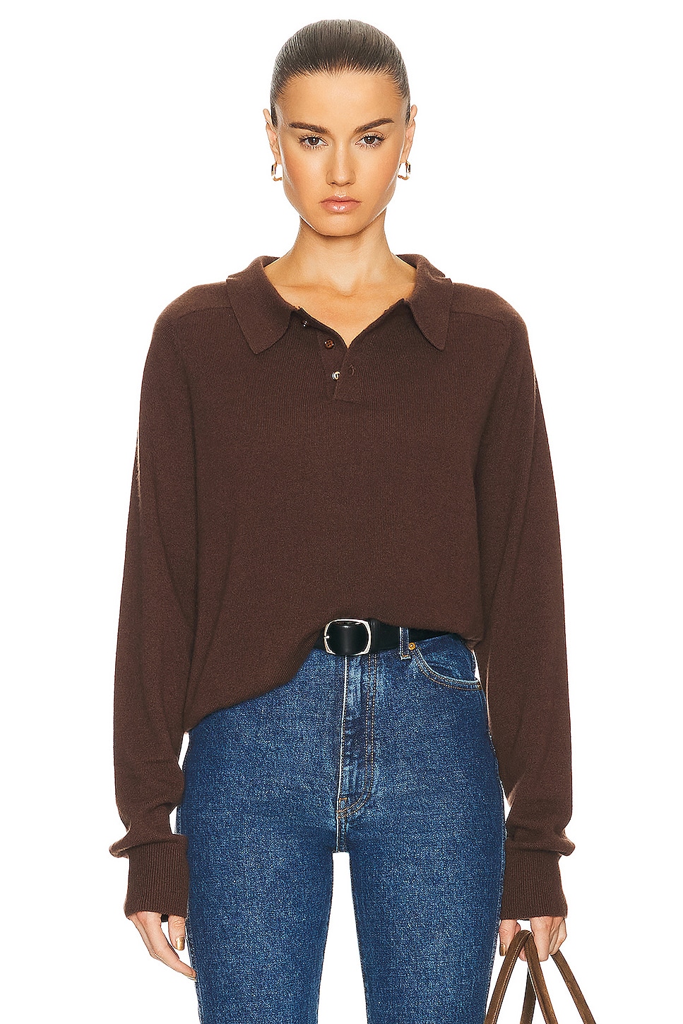 Image 1 of Eterne Brady Sweater in Chocolate