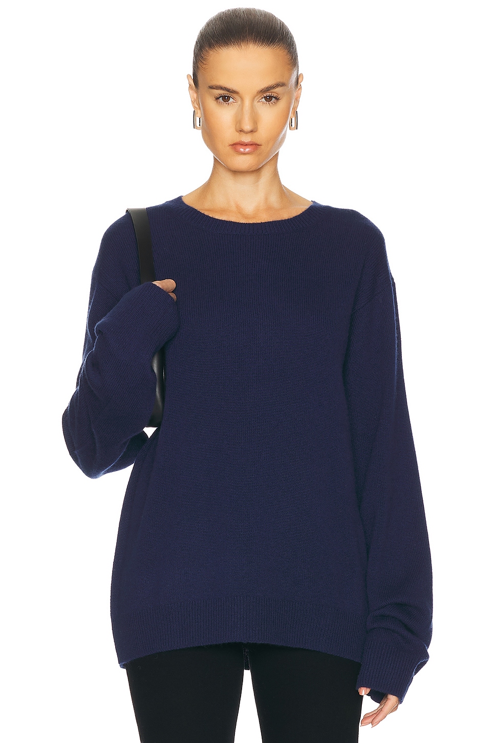 Eterne James Oversized Sweater in Navy