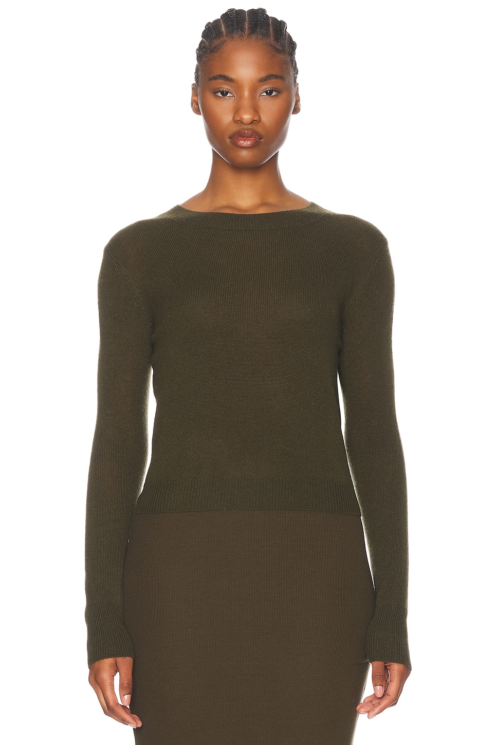 Image 1 of Eterne Francis Sweater in Moss