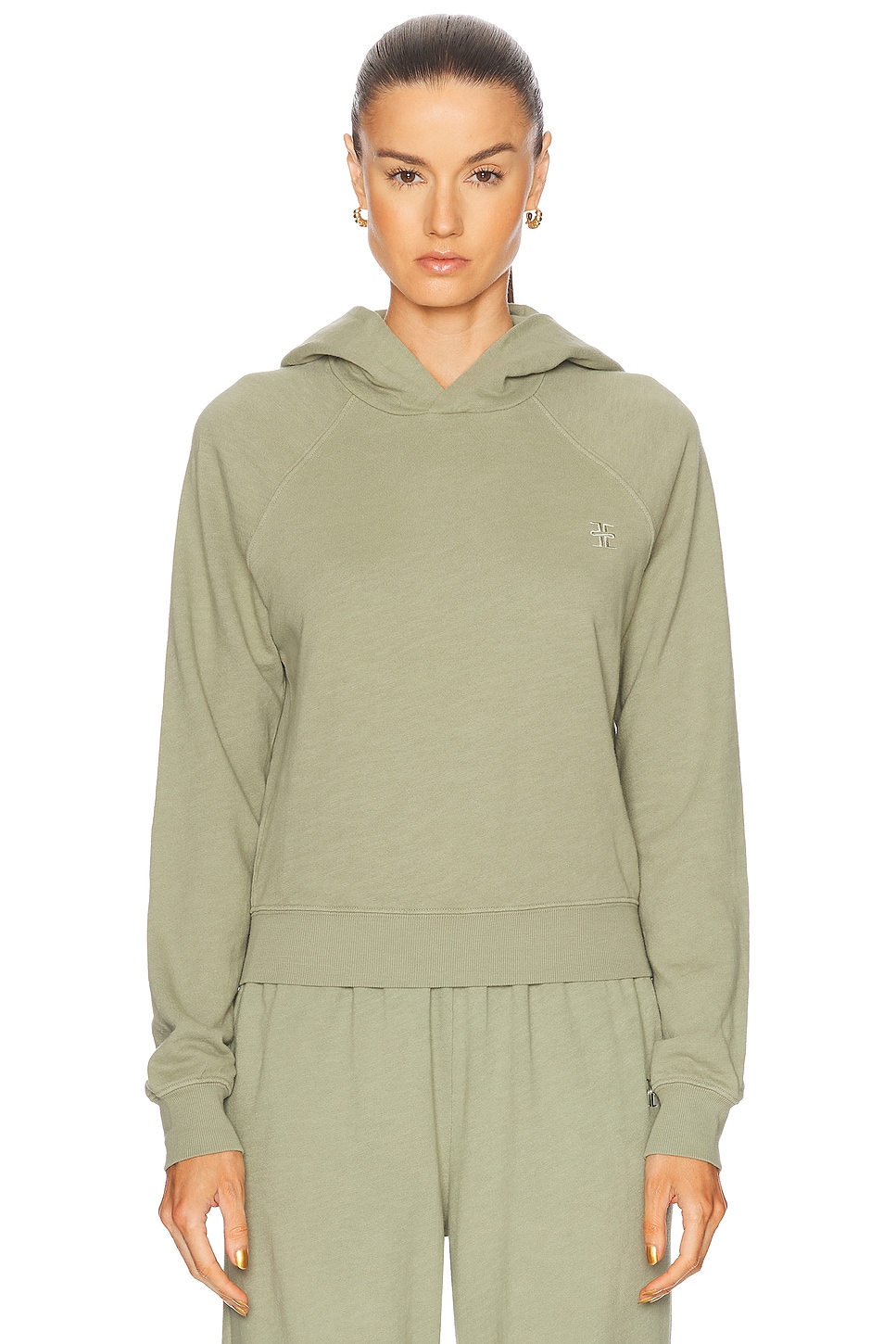 Eterne Sonny Hoodie Sweatshirt in Sage