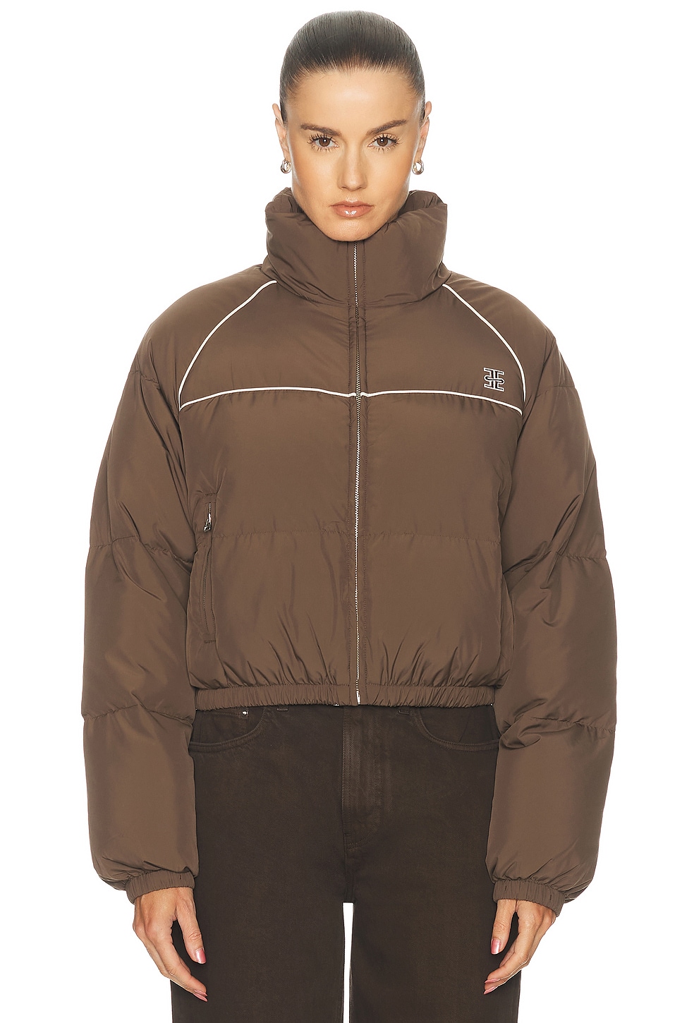 ÉTERNE Down Puffer Technical Ponge Jacket