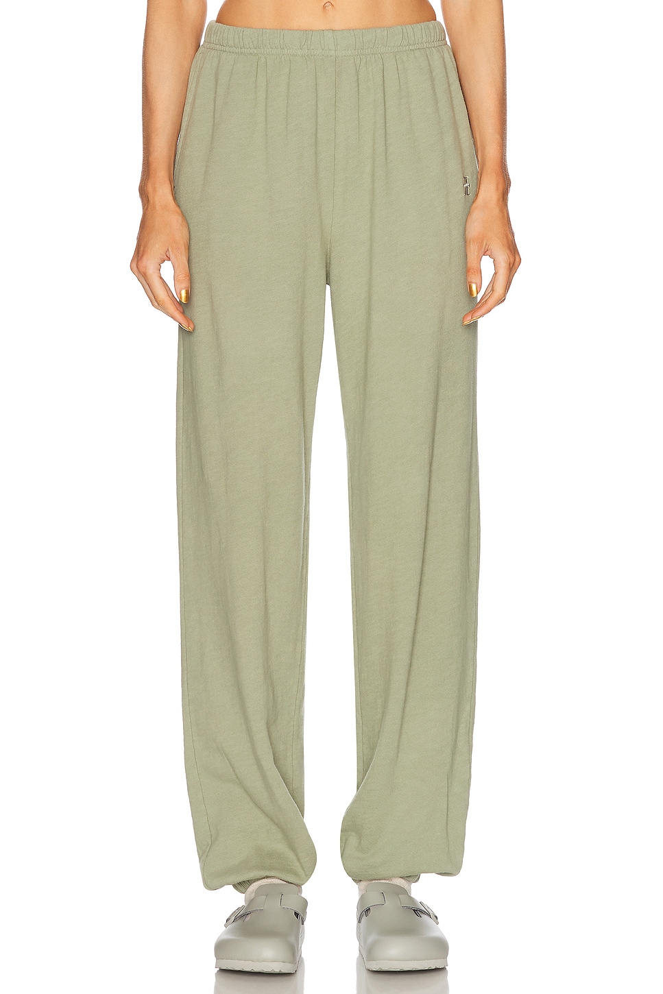 Eterne Vinny Pocket Sweatpant in Sage