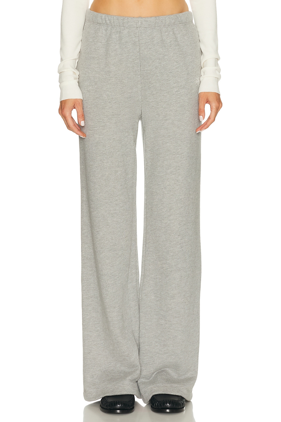 Éterne Oversized Wide Leg Sweatpant In Gray