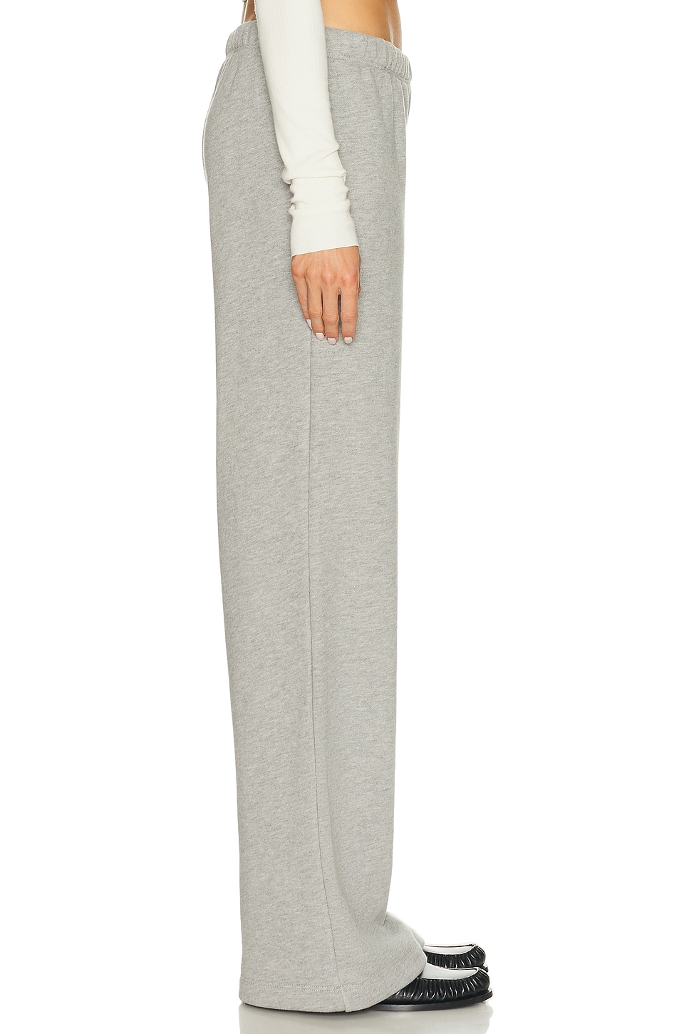 Éterne Oversized Wide Leg Sweatpant In Gray