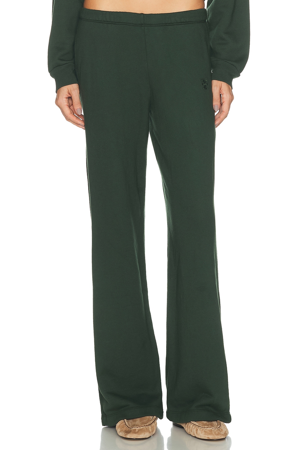 ÉTERNE Oversized Wide Leg French Terry Sweatpant