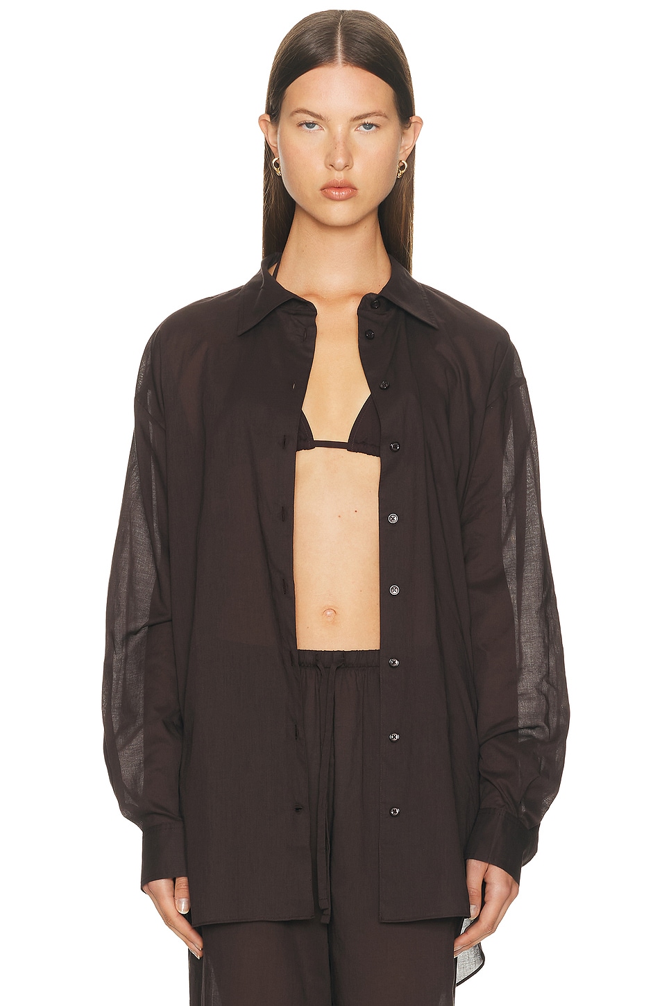 Image 1 of Eterne Lucien Top in Espresso