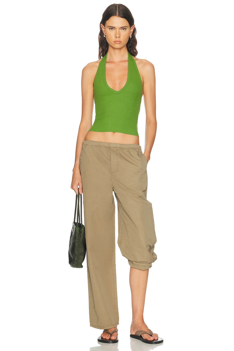 Eterne Cropped Halter Top | Thumbnail 4 Eterne Cropped Halter Top | Thumbnail 4