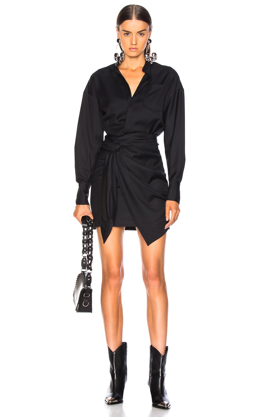 Image 1 of Isabel Marant Etoile Nolla Dress in Black