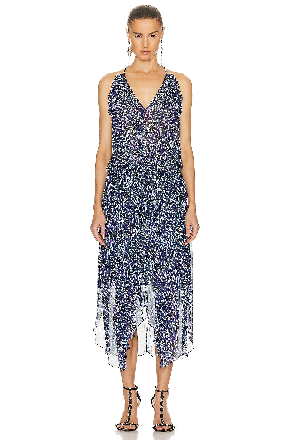 Image 1 of Isabel Marant Etoile Fadelo Dress in Midnight