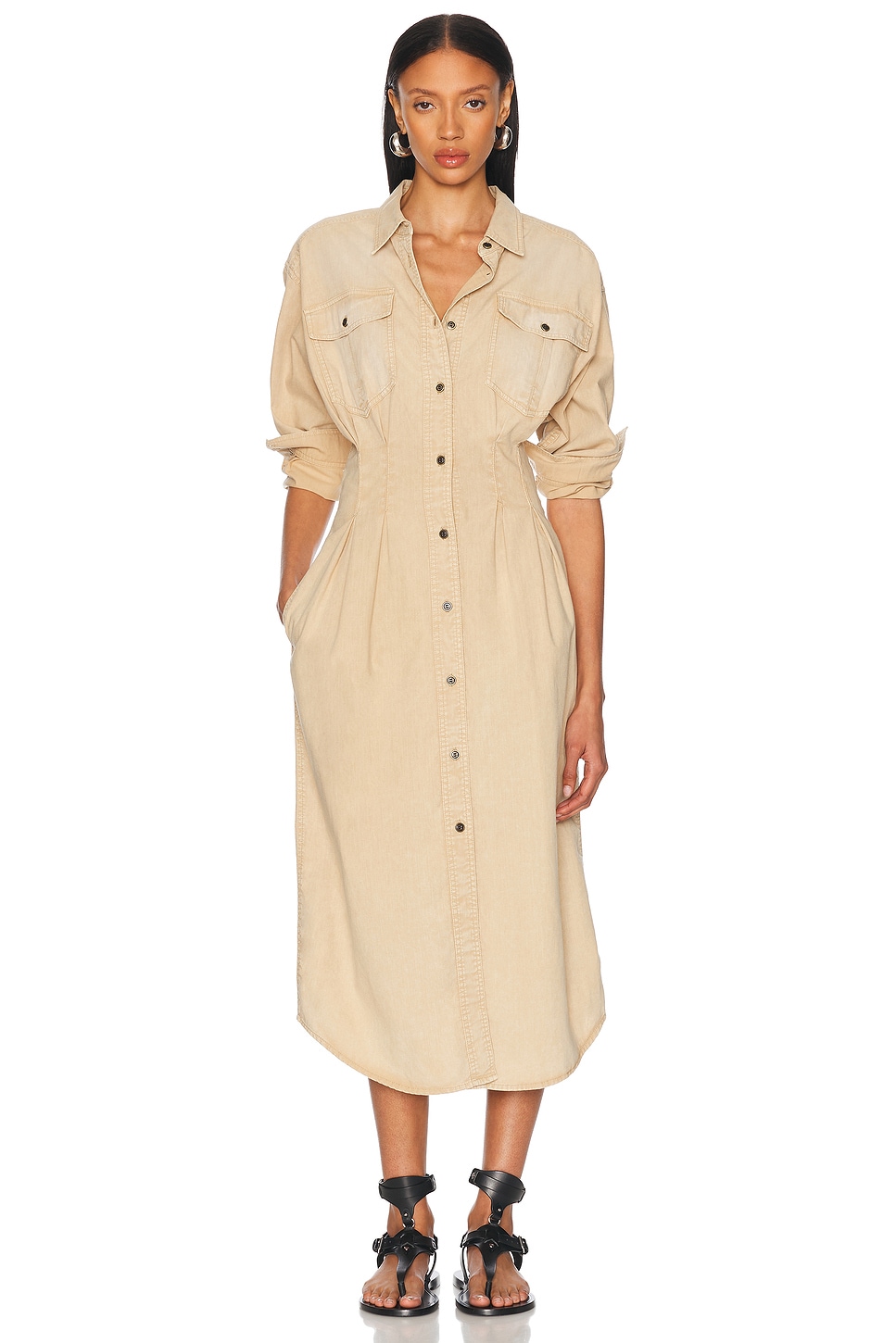 Image 1 of Isabel Marant Etoile Nolwen Dress in BEIGE