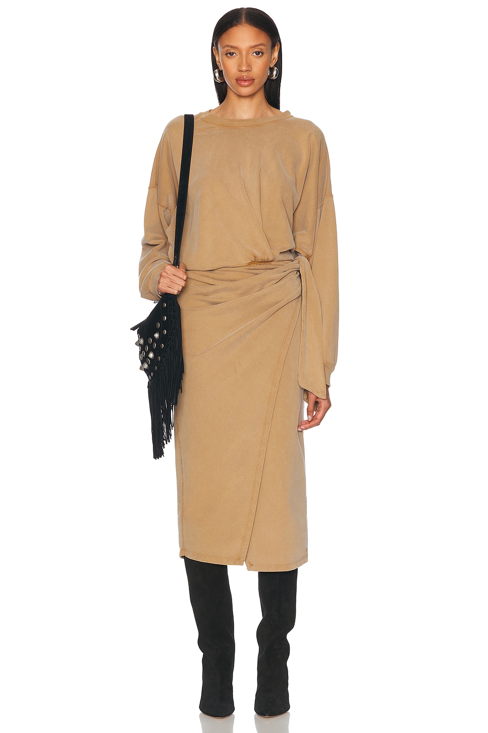 Image 1 of Isabel Marant Etoile Sandrina Dress in CARAMEL