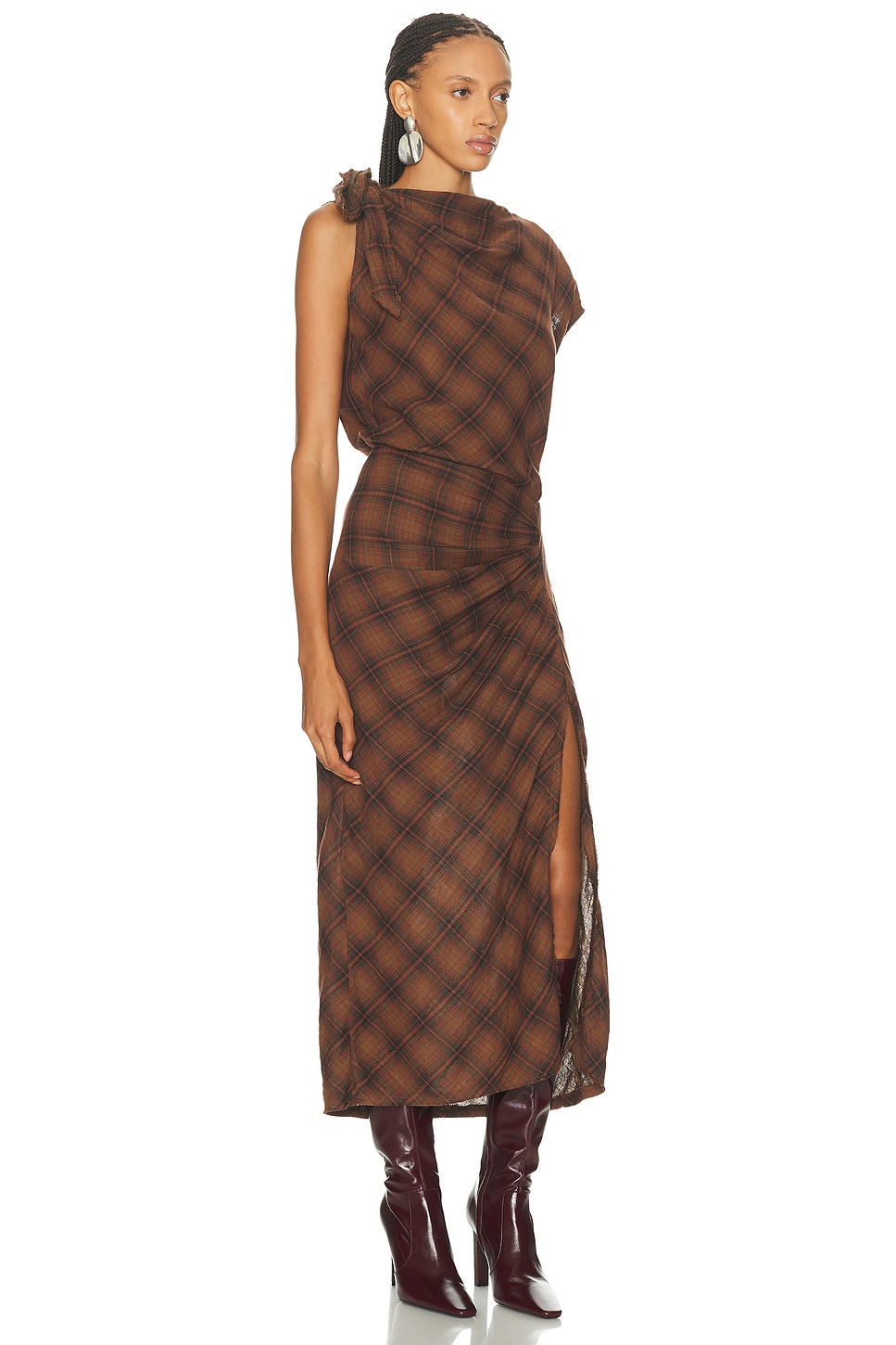 Isabel Marant Étoile Naerys Dress In Brown