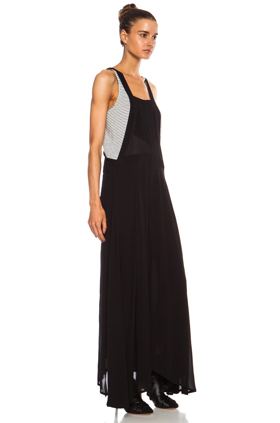Isabel Marant Etoile Bacia Viscose Dress in Black | FWRD