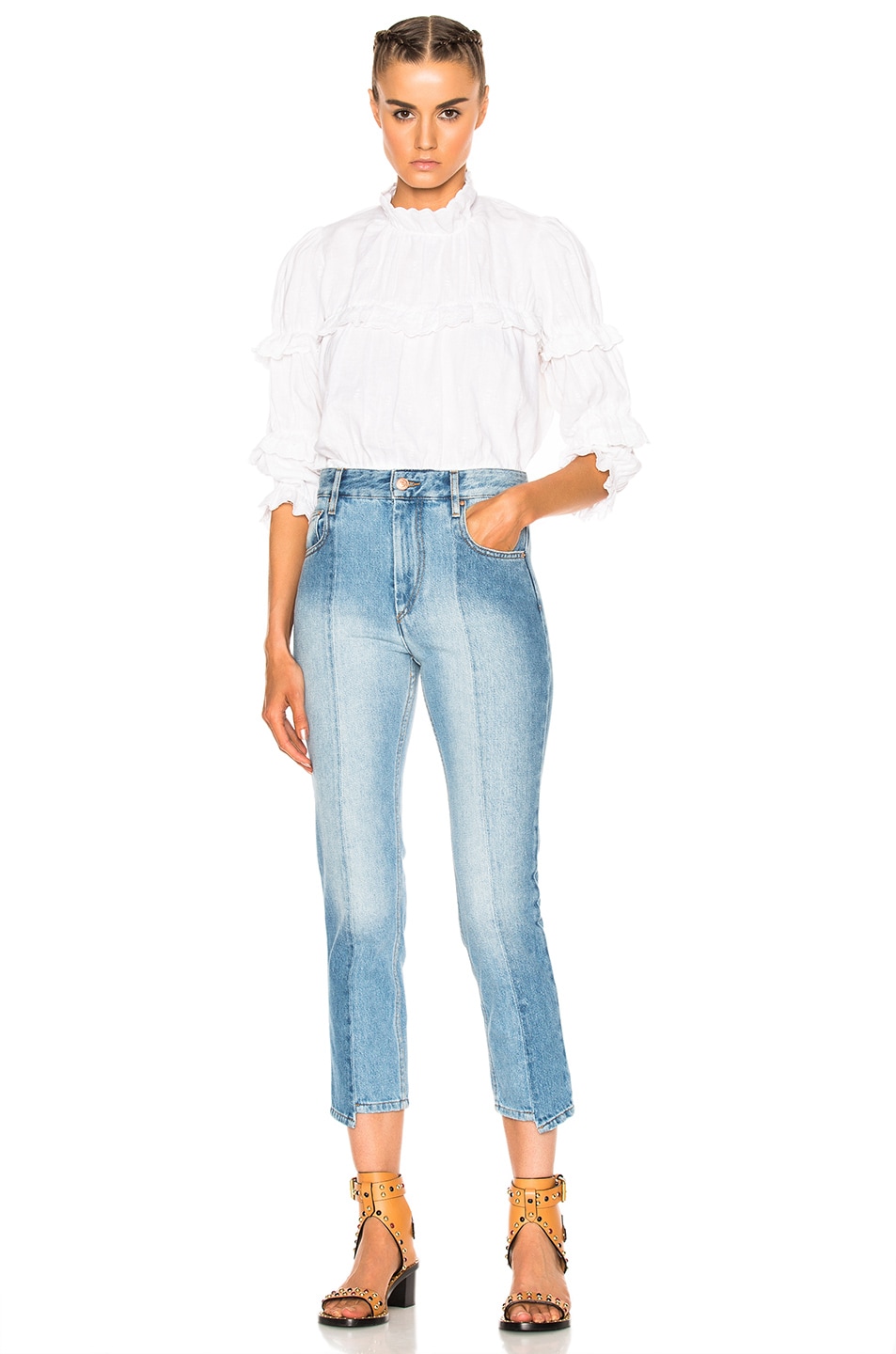 Isabel Marant Etoile Clancy Jeans in Light Blue | FWRD