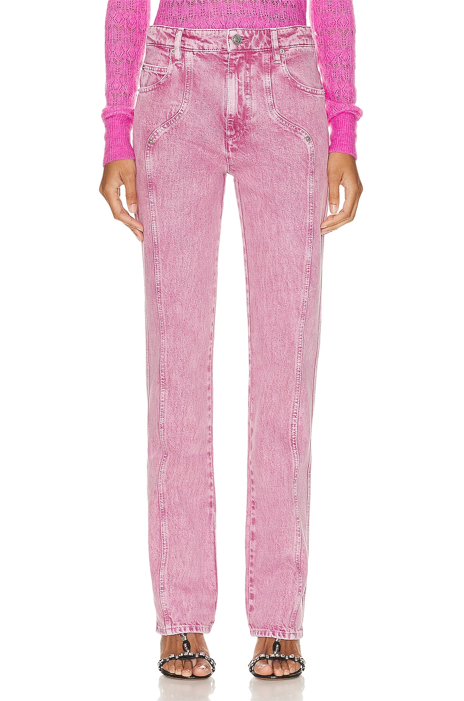 Image 1 of Isabel Marant Etoile Vonny Pant in Light Pink