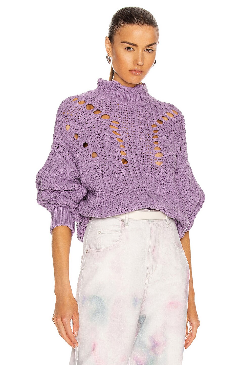 Image 1 of Isabel Marant Etoile Jarren Sweater in Lilac